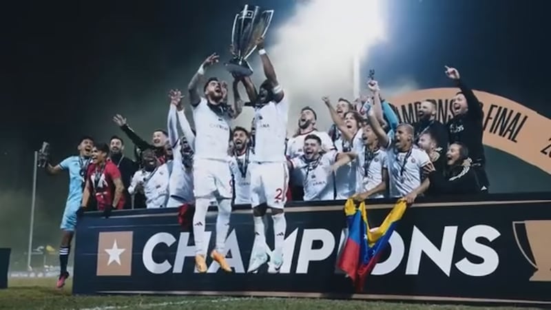 After winning the 2023 USL Championship, the Phoenix Rising FC celebrated with their fans...