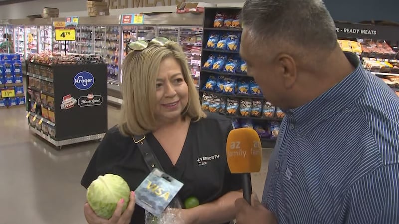 Gibby Parra and Arizona’s Family Surprise Squad went to Fry’s Food Stores to surprise some...