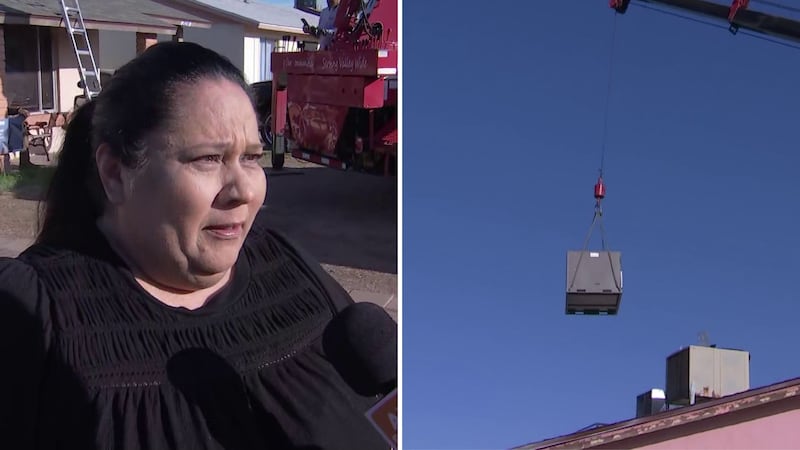 We The People A/C gave a new air conditioning unit to Lisa Clark, a single mother in south...