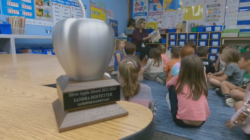 Ms. Hostetter is loved by her students. One of them, with help from mom, nominated Ms....
