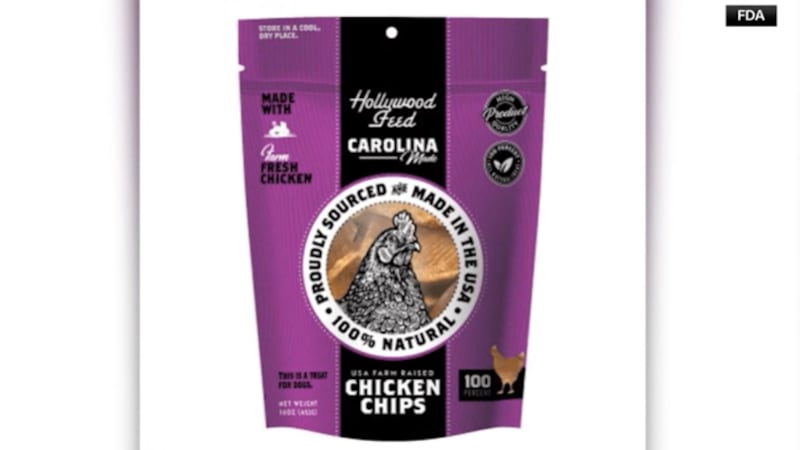 A brand of dog treats is being recalled because of a salmonella risk.