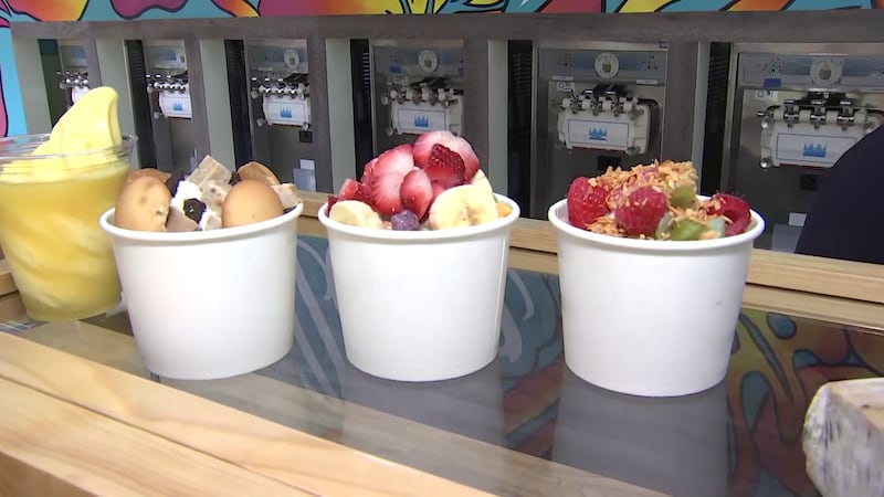 At Aloha Yogurt, they say they’re “stoked” to serve hand-mixed Froyo flavors, made-to-order...