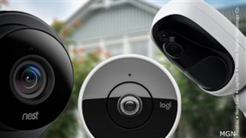 File image of home security systems.