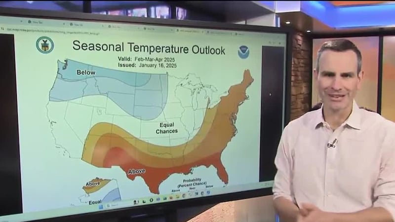 For precipitation, the CPC is leaning drier than normal in Arizona.