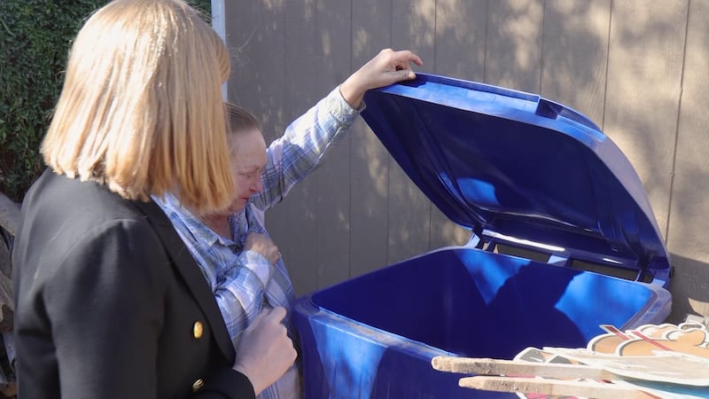 Some wonder if the items in the recycling bin actually go to a recycling facility.