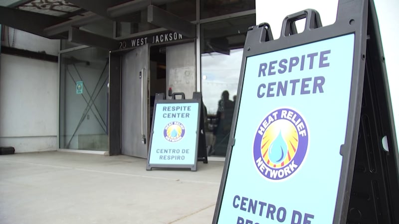 The cooling center is just blocks away from Chase Field and PHX Arena.