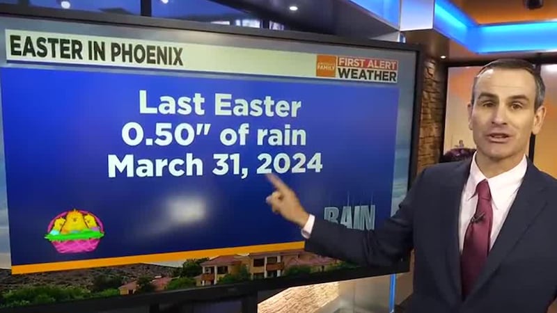 The rainfall added up to a healthy 0.50 inches in Phoenix, but that was not a record.