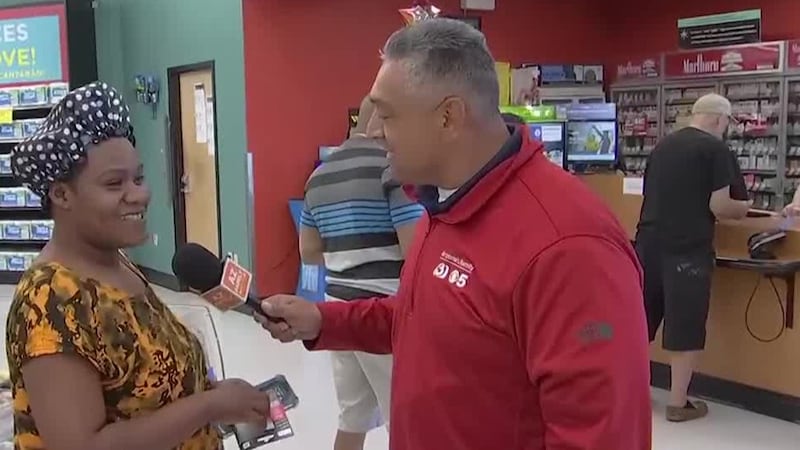 Gibby had five $200 gift cards to hand out this time around.
