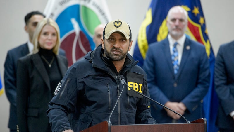 FBI Director Kash Patel speaks about an MS-13 gang leader who was arrested in an operation by...