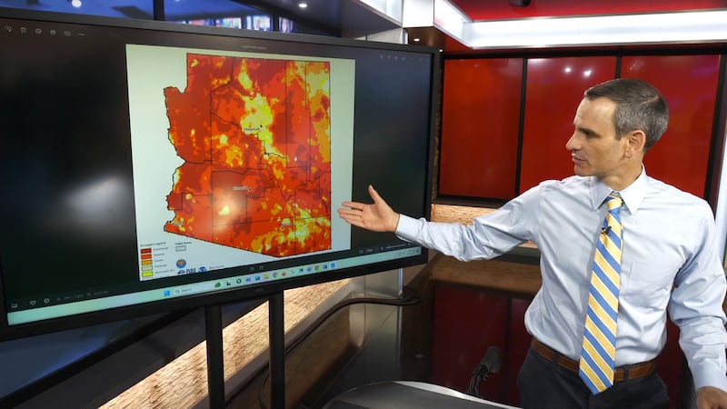 The Arizona State Climate Office posted the graphic on X this week regarding the long-term...