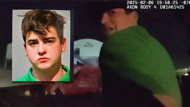 The video shows a Scottsdale officer putting handcuffs on 19-year-old Brandtbert Brudenell,...