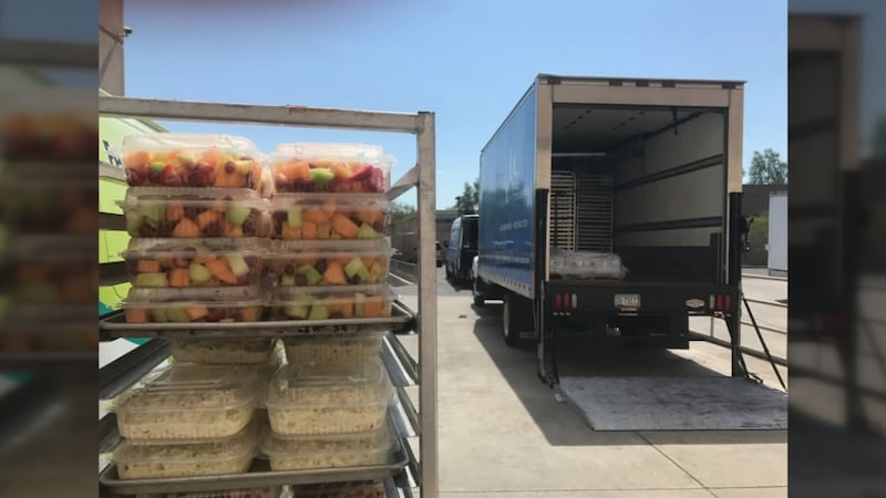 The leftovers are taken to food banks in the Valley.
