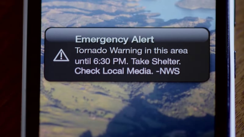 The National Weather Service (NWS) sends alerts to phones and posts on social media during...