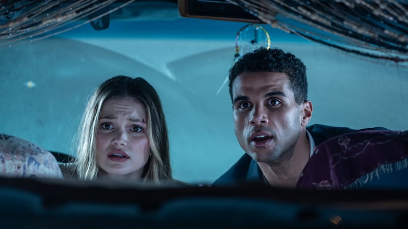 Olivia Holt as Ally and Mason Gooding as Jay in Screen Gems and Spyglass Media Group's HEART...