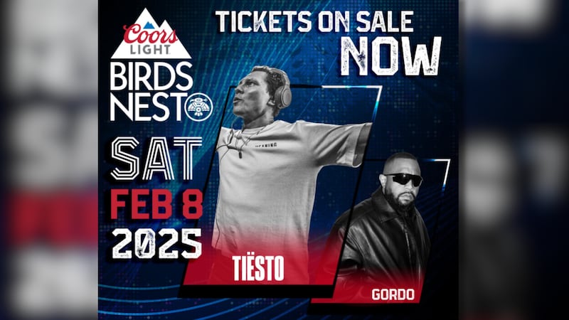 DJ/Producer Tiësto will be performing on the final night of the 2025 Coors Light Birds Nest.