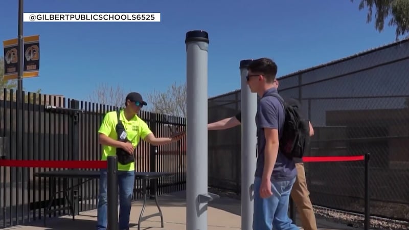 Gilbert Public Schools are installing weapon detectors to enhance student safety, aiming to...