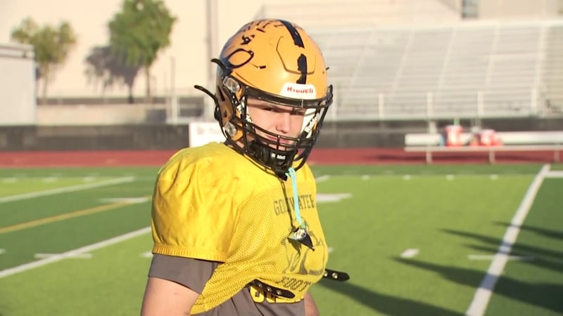 Hayhurst broke the Goldwater High School single-season and career rushing record.