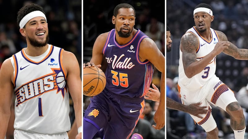 The Big 3, Devin Booker, Kevin Durant and Bradley Beal are among the top 20 highest paid NBA...