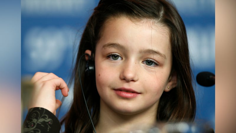 FILE -- Little actress Sophie Nyweide during a press conference for the competition movie...