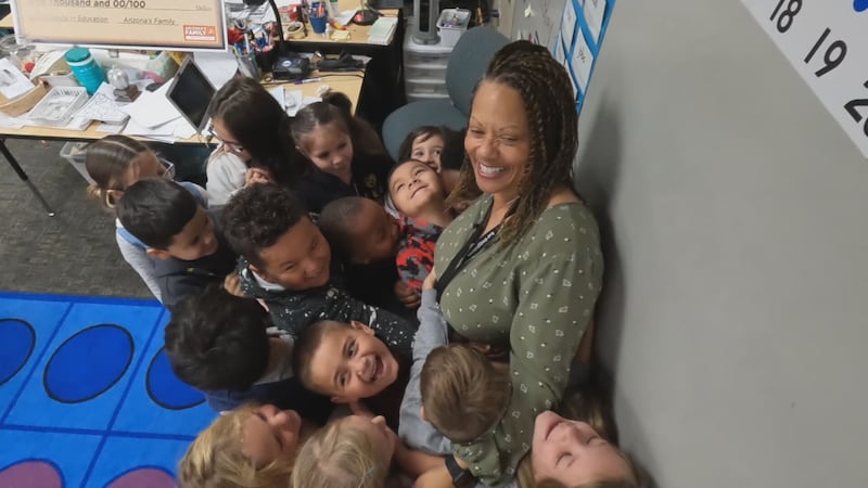 Jennifer Jones-Bryant has taught first grade students for 26 years.