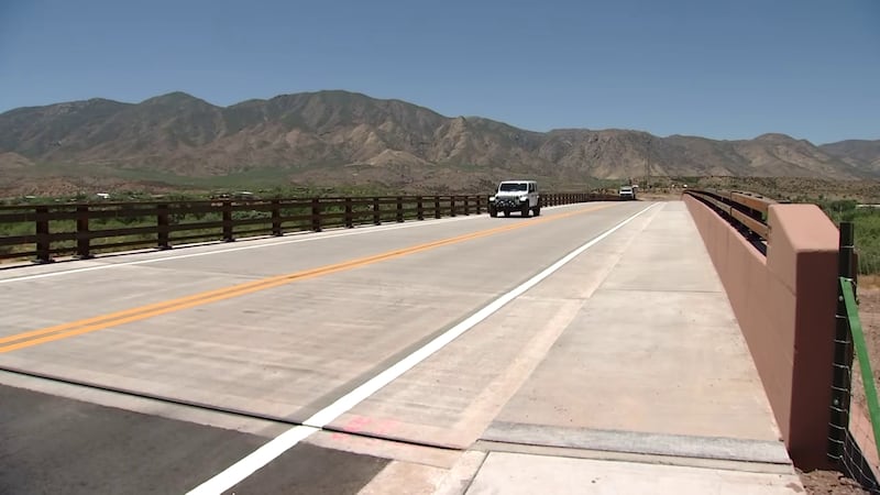 The Tonto Basin Bridge opened on Monday.