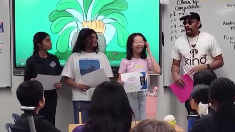Caroline Wu is a 6th grader at Arizona College Prep Middle School and won the 2025 Be Kind...