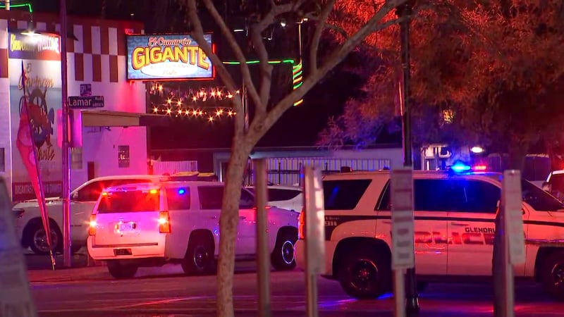 Several people were shot outside a Glendale restaurant on Sunday night.