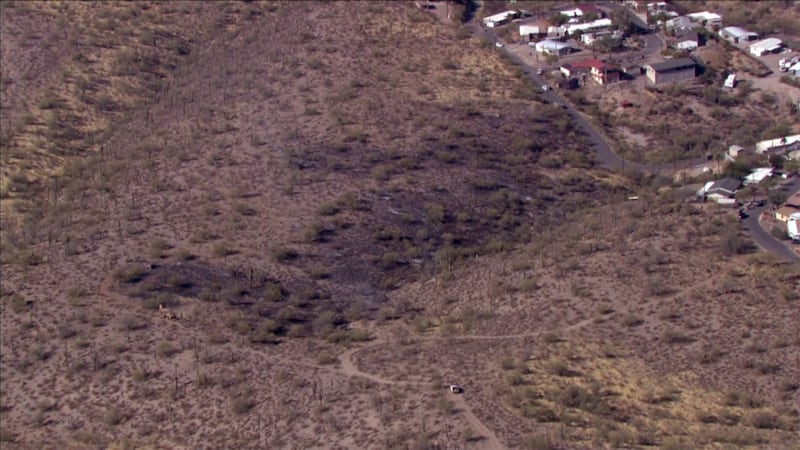 Some residents of Queen Valley were forced to evacuate their homes due to a brush fire on...