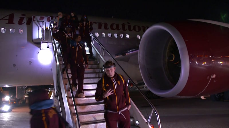 The Arizona State University football team landed in Georgia on Sunday night ahead of the...