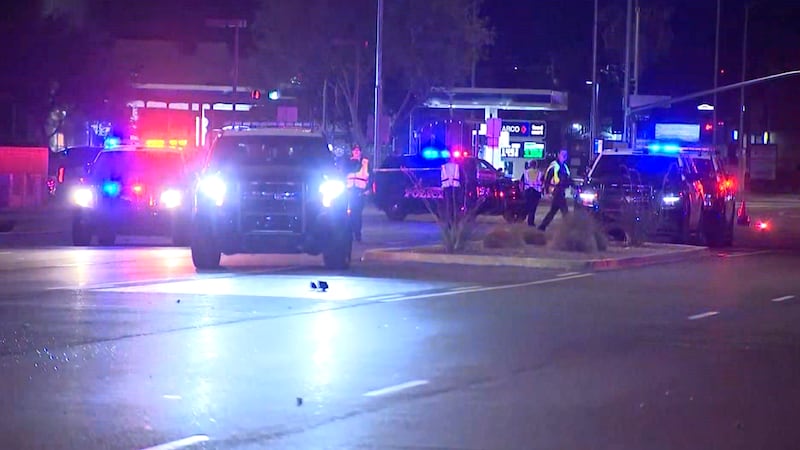 Officers were called to a deadly crash early Tuesday morning on Mesa Drive near Glade Avenue.