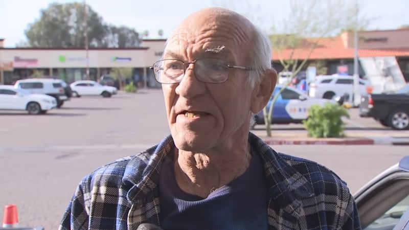 The man got visibly emotional and said, “Thank you, Gibby."