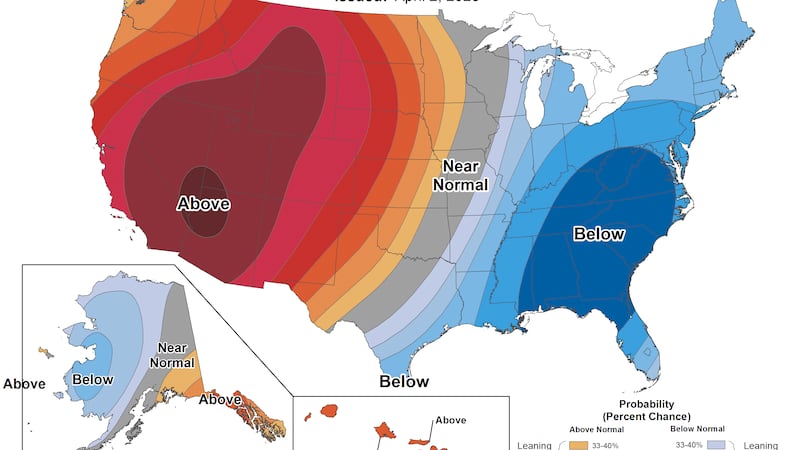 CPC Warm Outlook for AZ next week