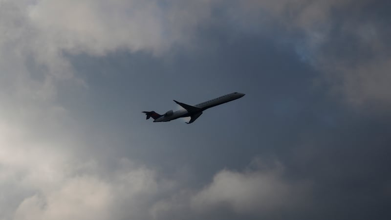 FILE -- A Delta Airlines flight departs Hartsfield-Jackson International Airport, Tuesday,...