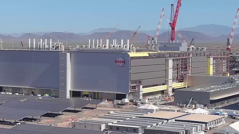 Both TSMC and Intel are building giant chip manufacturing plants in Arizona with the help of...