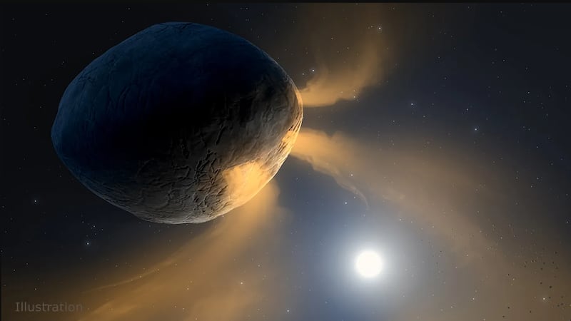 Phaethon Asteroid Illustration