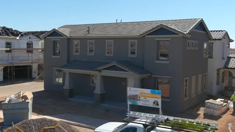The St. Jude Dream Home nears completion in Queen Creek, Ariz.