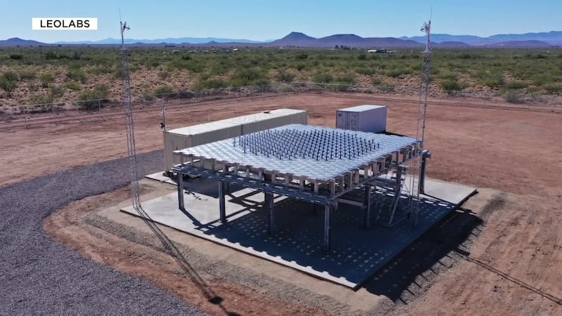 LeoLabs, a California-based company, built a radar in eastern Arizona that monitors objects in...