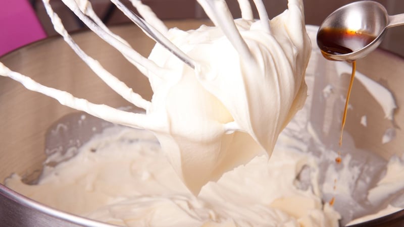 Mascarpone is a soft Italian cream cheese.  It's one of the main ingredients in tiramisu and...