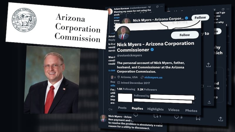 Arizona Corporation Commission Vice Chair Nick Myers got into a heated exchange with the...