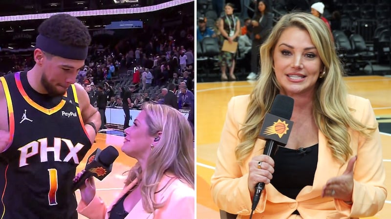 Amanda Pflugard shows us a day in her life as the Phoenix Suns sideline reporter.