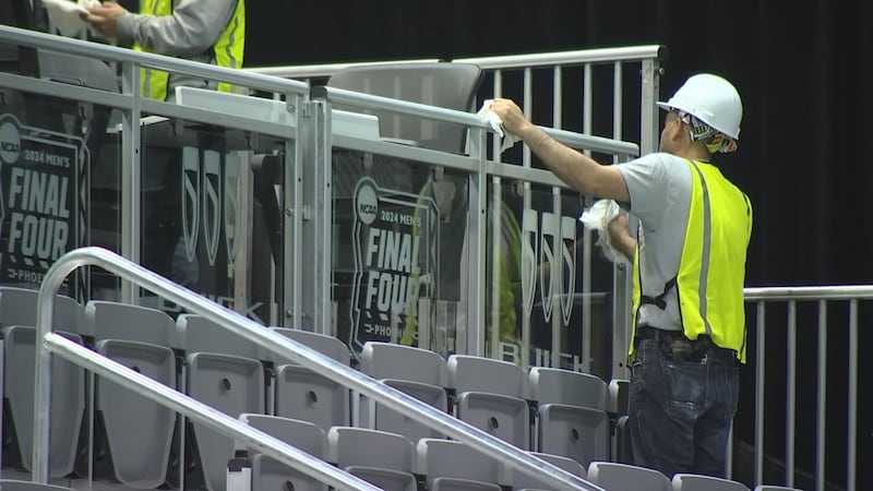 Materials from Final Four events will be donated.
