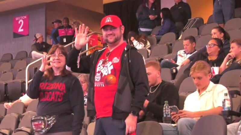 Plenty of Arizona Wildcat fans have made their way to Las Vegas for the Pac-12 men's...