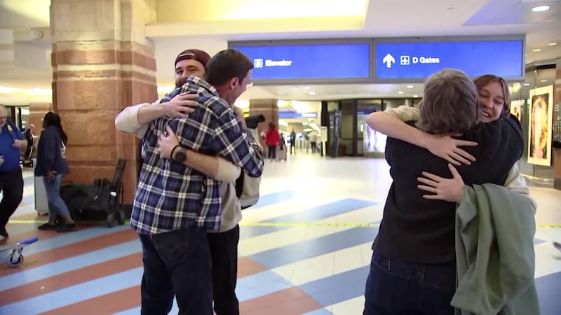 Christmas came early for a lot of families at Sky Harbor Airport Tuesday!