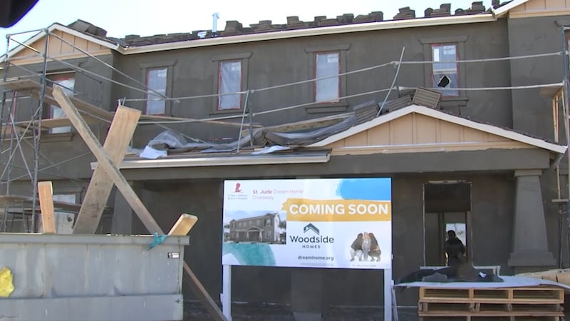 Jan. 10, 2025: Walls have been placed on the St. Jude Dream Home in Queen Creek.