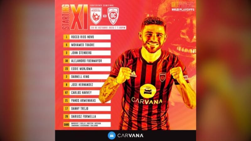 Phoenix Rising travels to Irvine to take on Orange County in the USL Western Conference...