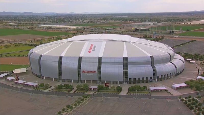 State Farm Stadium will host the MNF game.