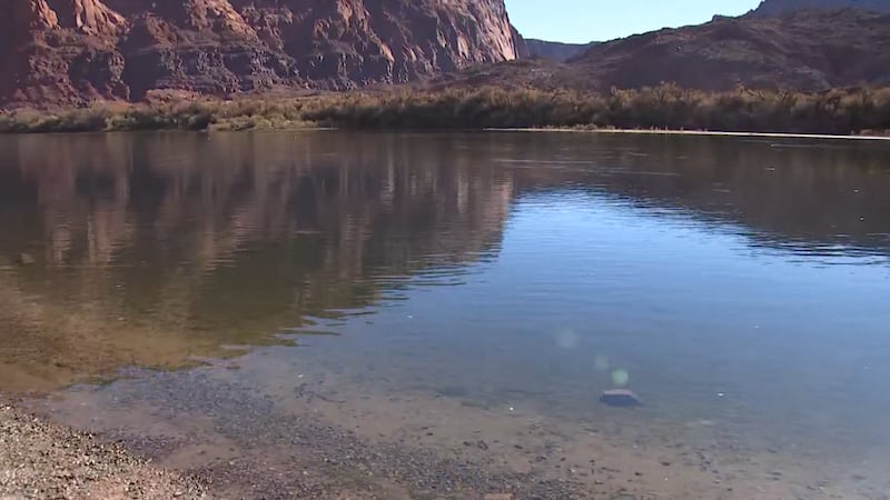 The Colorado River water temperatures are increasing because the water flowing into it from...