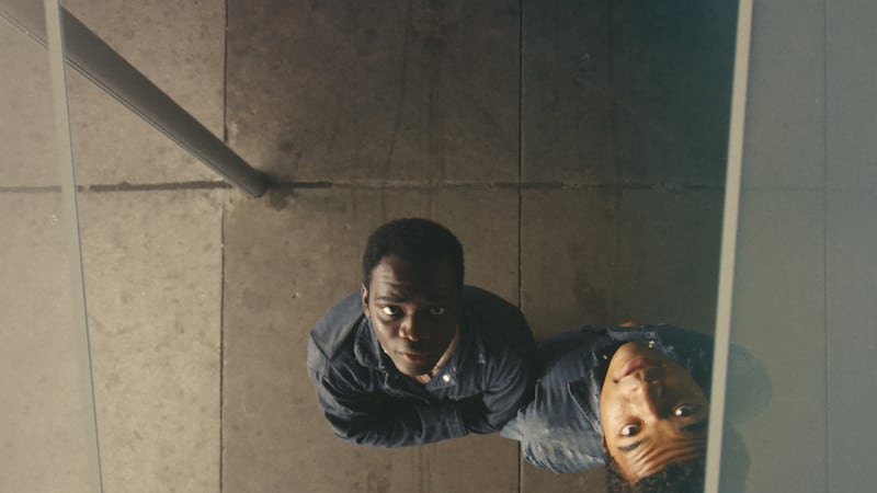 Ethan Herisse stars as Elwood and Brandon Wilson as Turner in director RaMell Ross’s NICKEL...