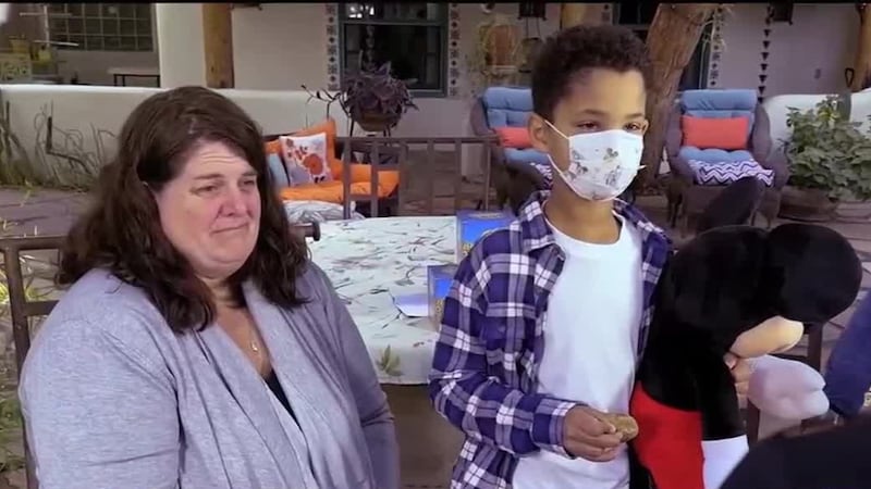 The family was also gifted $5,000.