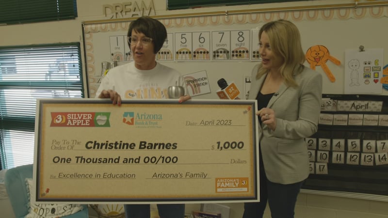 Mrs. Barnes is a passionate kindergarten teacher at Quartz Hill Elementary who is Arizona's...